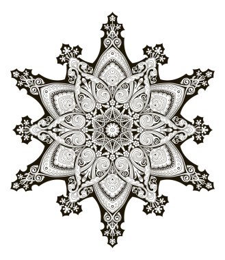 Arapça çiçek desen motif