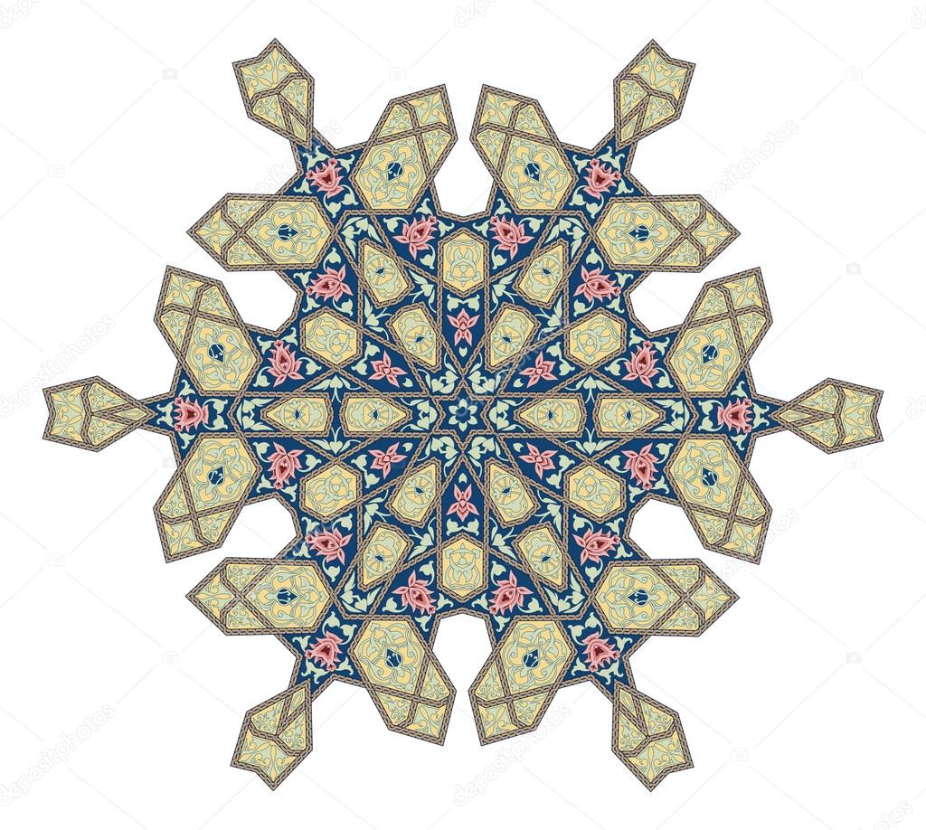 Ottoman Floral Pattern Motif — Stock Vector © Krisdog - Arabic Middle Eastern Floral Pattern Motif Based On Ottoman Ornament —vector By Krisdog ottoman floral pattern motif — stock vector © krisdog - arabic middle eastern floral pattern motif based on ottoman ornament —vector by krisdog