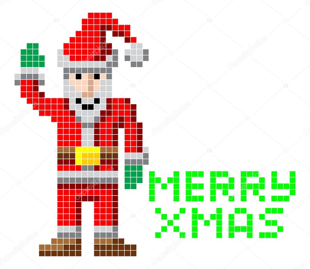Christmas Pixel Art Drawings