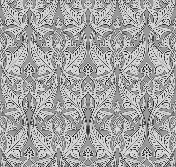 Abstract seamless art nouveau pattern — Stock Vector