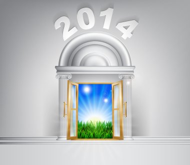 Yeni yıl umut kapısını kavramı 2014