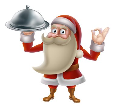 Noel Baba Noel yemek yemek
