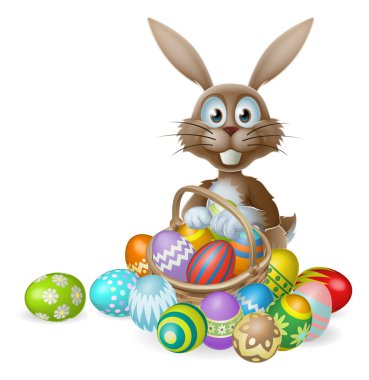 easter bunny yumurta sepeti ile