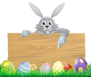 yumurta ve easter bunny işareti