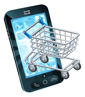 alışveriş sepeti cep telefonu