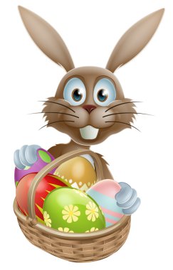 easter bunny yumurta sepeti ile