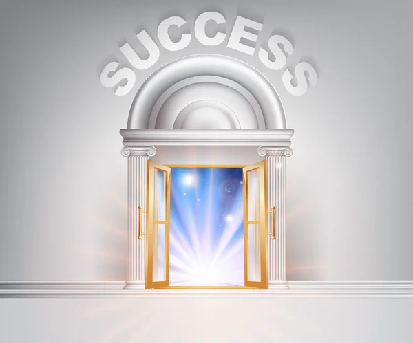 Door to Success — Stock Vector