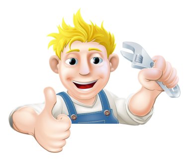 İngiliz anahtarı adam afiş Yaşasın