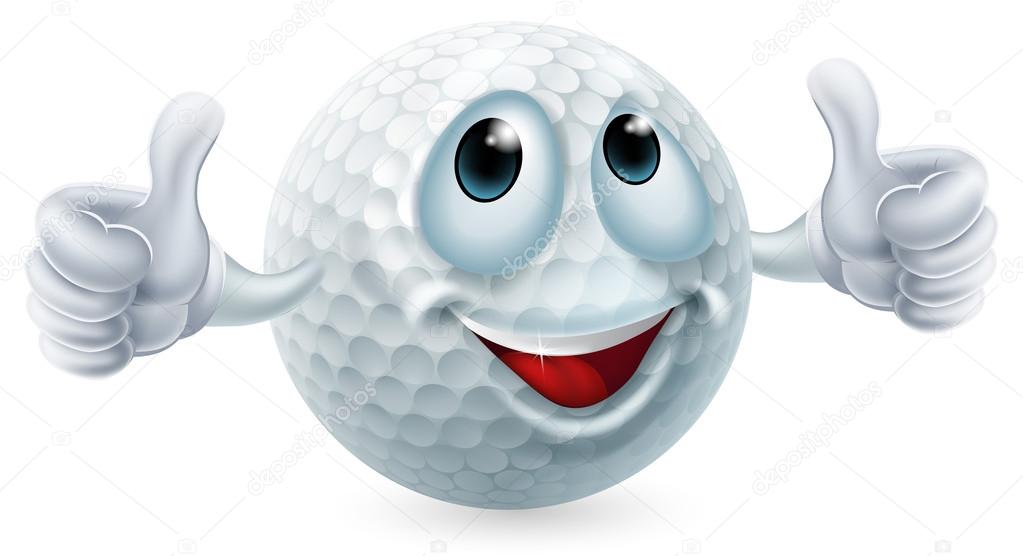 Cartoon golf ball character Stock Vector Image by ©Krisdog 49833355