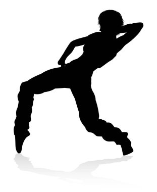 Sokak Dansçısı Silueti