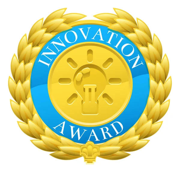Золота інновація Медаль Лауреля Вінера — стоковий вектор