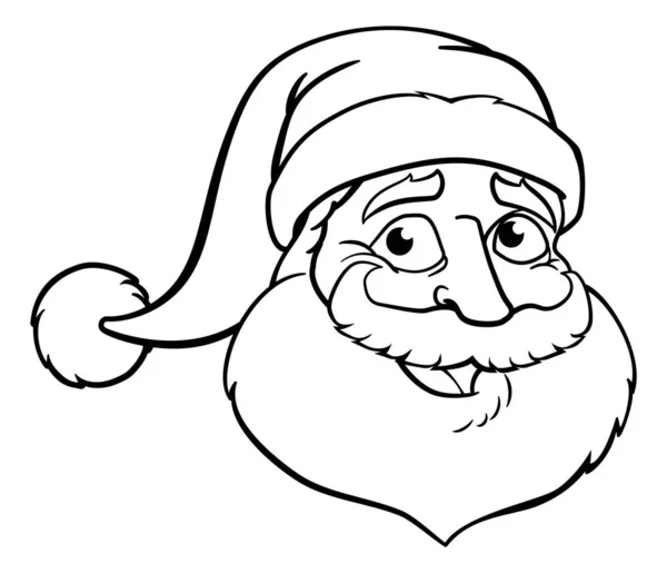 Cartoon Christmas Santa Claus — Stock Vector