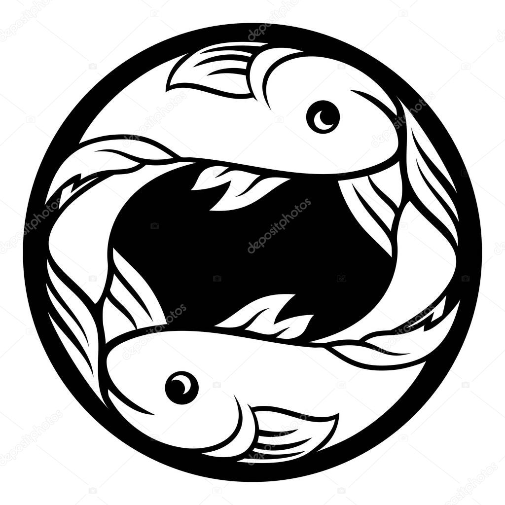 Pisces fish horoscope astrology zodiac sign symbol