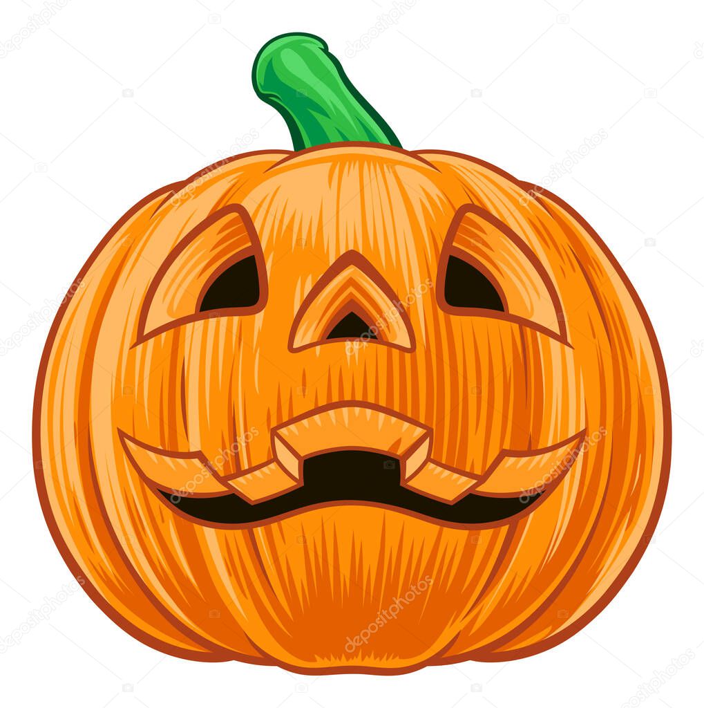 Pumpkin Halloween Illustration