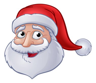 Noel Baba 'nın Noel karikatür karakteri.