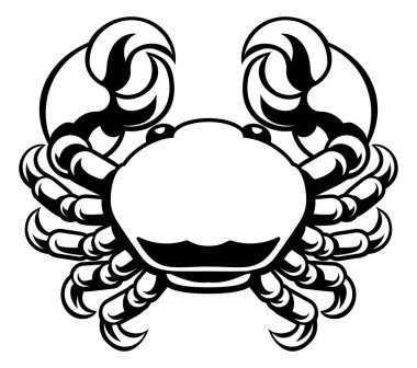 Circle Cancer crab horoscope astrology zodiac sign icon