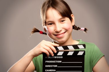 Film clapper kurulu ile genç kız