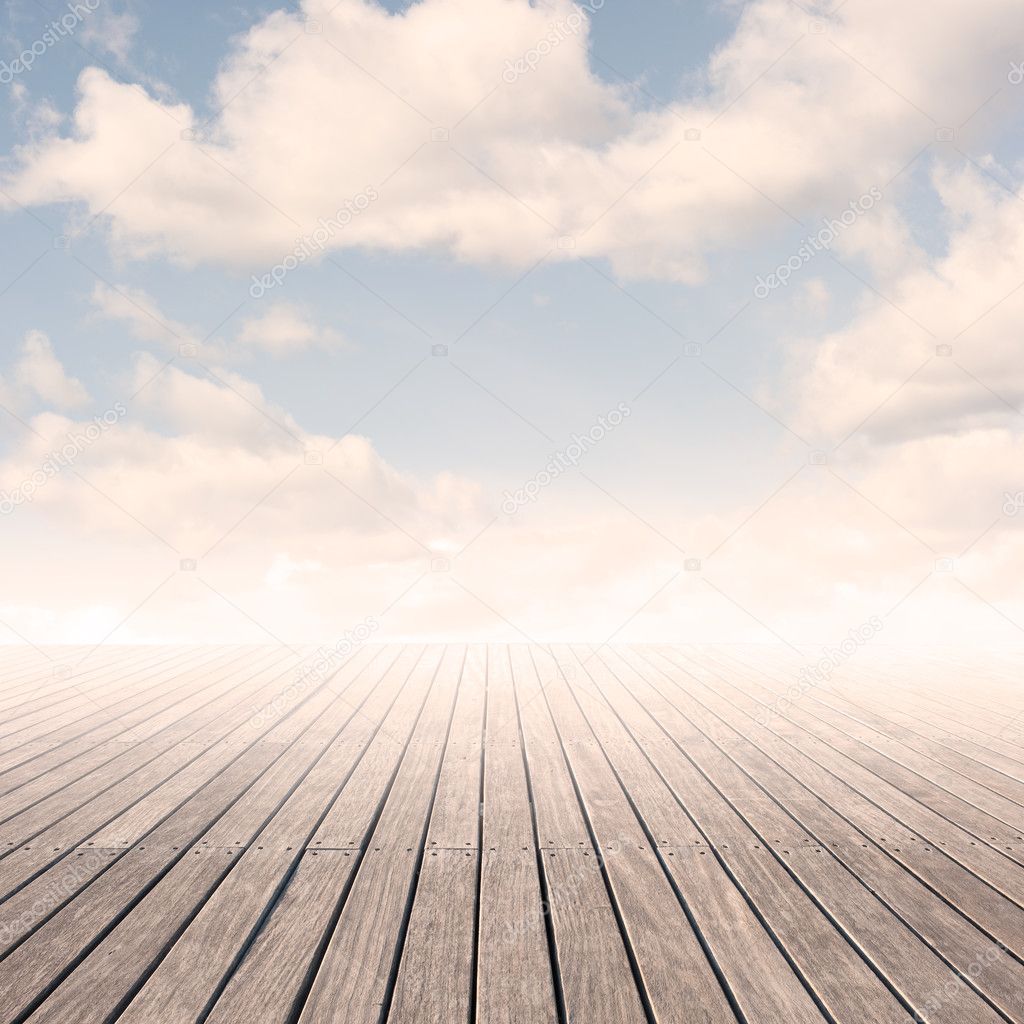 pier with sky