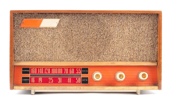 Vintage gammal radio — Stockfoto