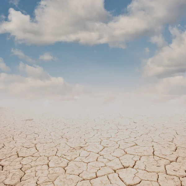 Desert with sky — Stock Photo, Image