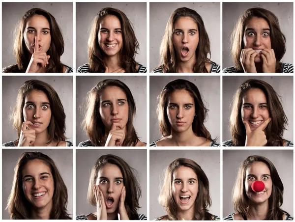 Retratos de mujeres jóvenes — Foto de Stock