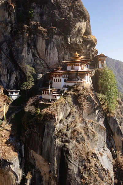 View Tigers Nest Temple Paro Bhutan High Quality Photo Stockbild