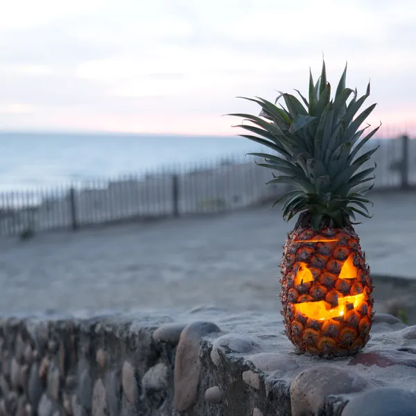 Halloween en la playa — Foto de Stock