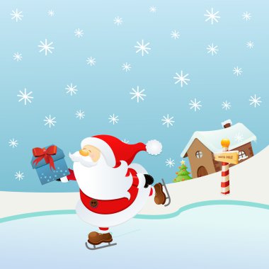 buz pateni santa