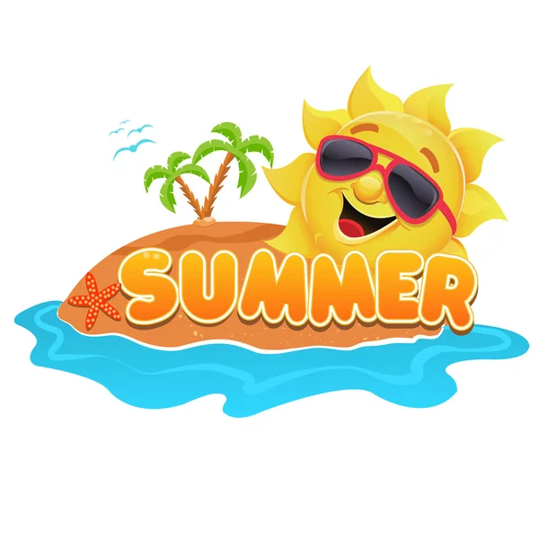 Summer Theme — Stock Vector