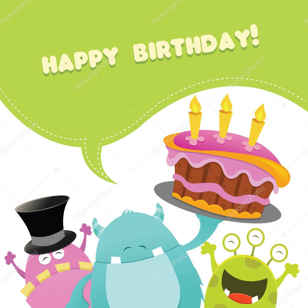 Birthday Monsters Card