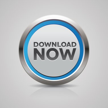 Şimdi çelik mavi düğme download