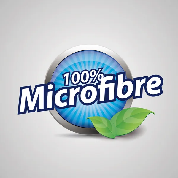 Microfibre button — Stock Vector