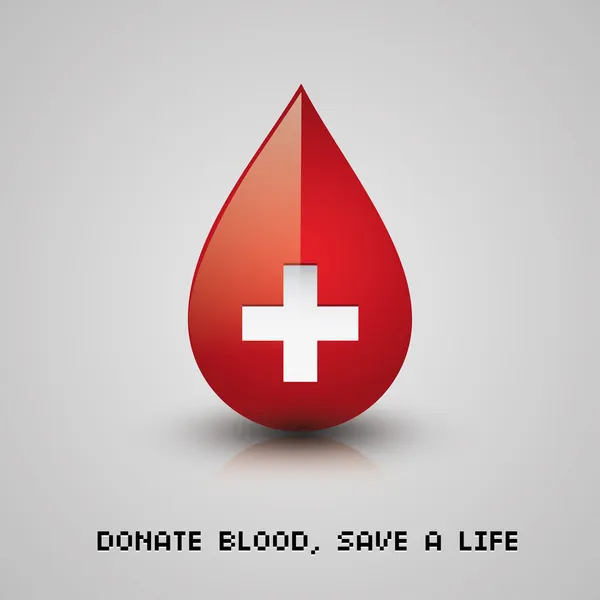 Donar sangre — Archivo Imágenes Vectoriales