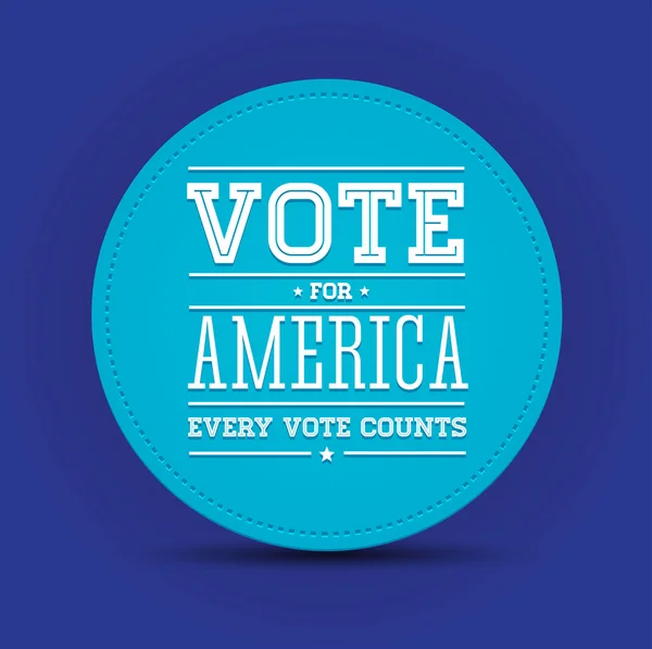 Votez pour Amérique — Image vectorielle