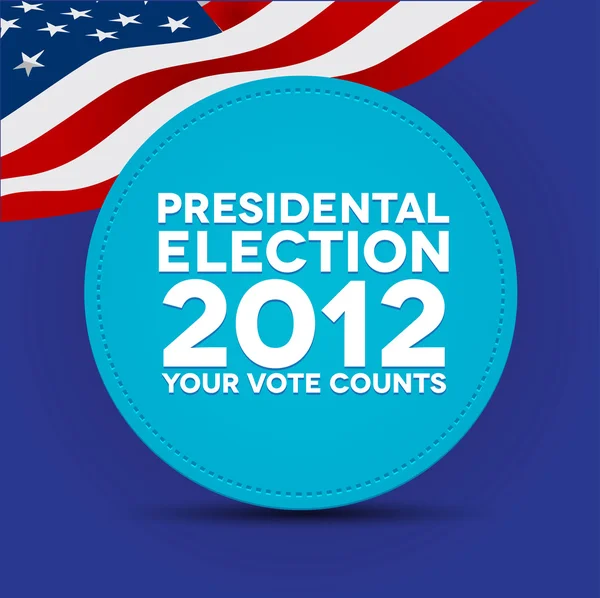 Presidental election 2012 — Stock Vector