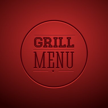 ızgara menü şablonun