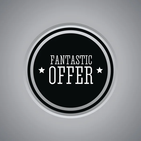 Fantastic offer red — Stock Vector