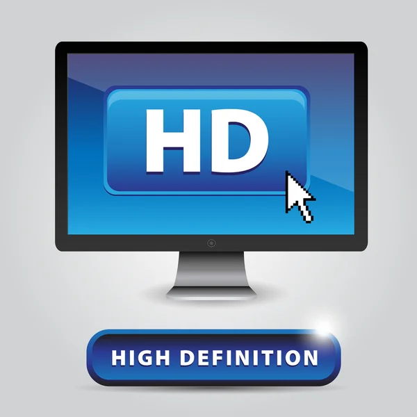 HD - Alta definición — Vector de stock