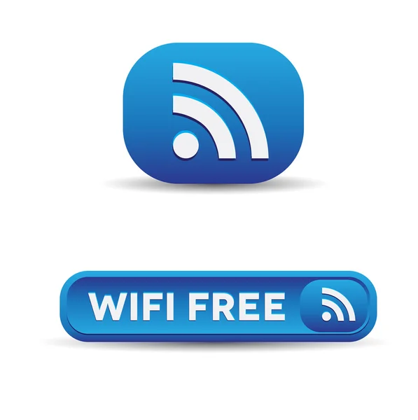 WiFi button icon — Stock Vector