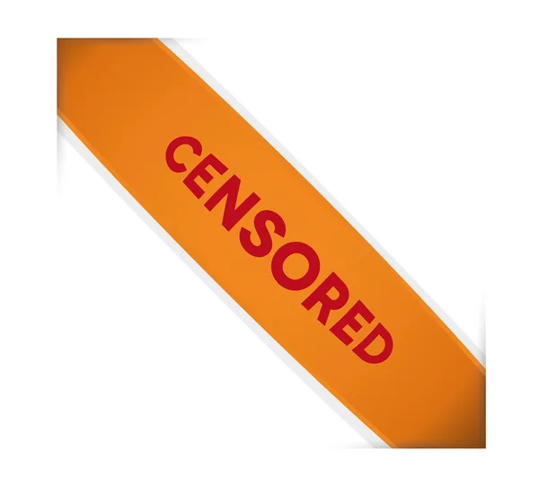 Цензурная лента — стоковый вектор