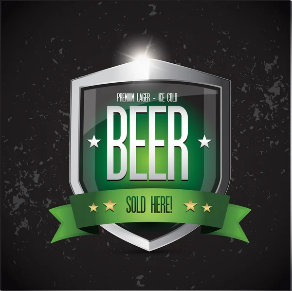 Premium lager - buz soğuk bira satılan burada üzerinde kalkan