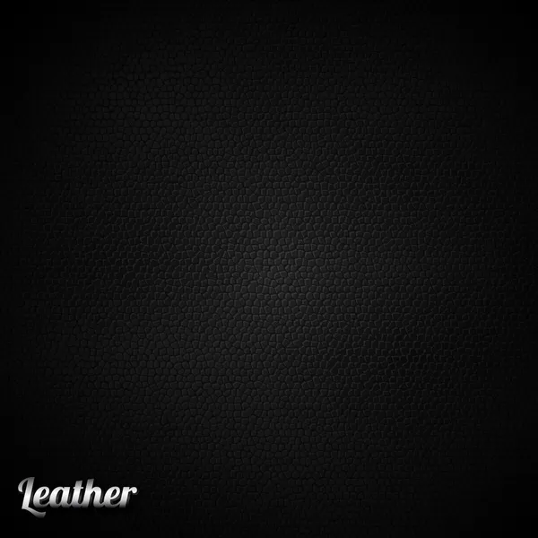 Leather black background vector — Stock Vector