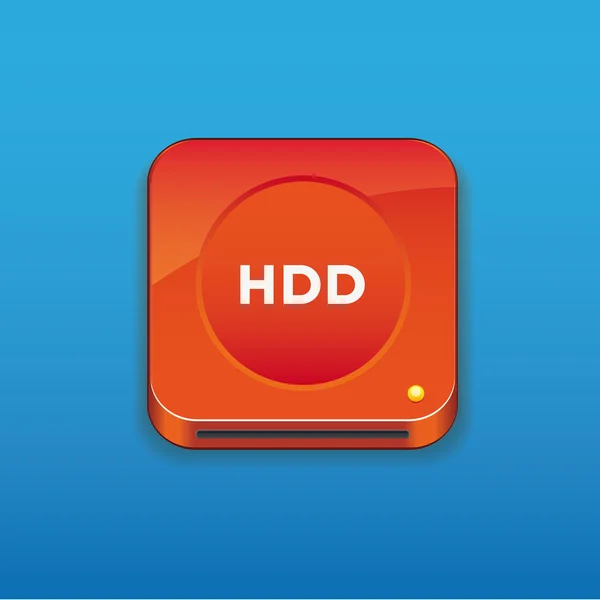 Μονάδα σκληρού δίσκου εικόνα - hdd — Διανυσματικό Αρχείο