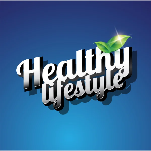 Healthy lifestyle — Stock Vector