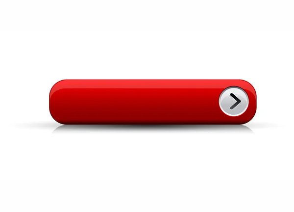 Empty button red — Stock Vector