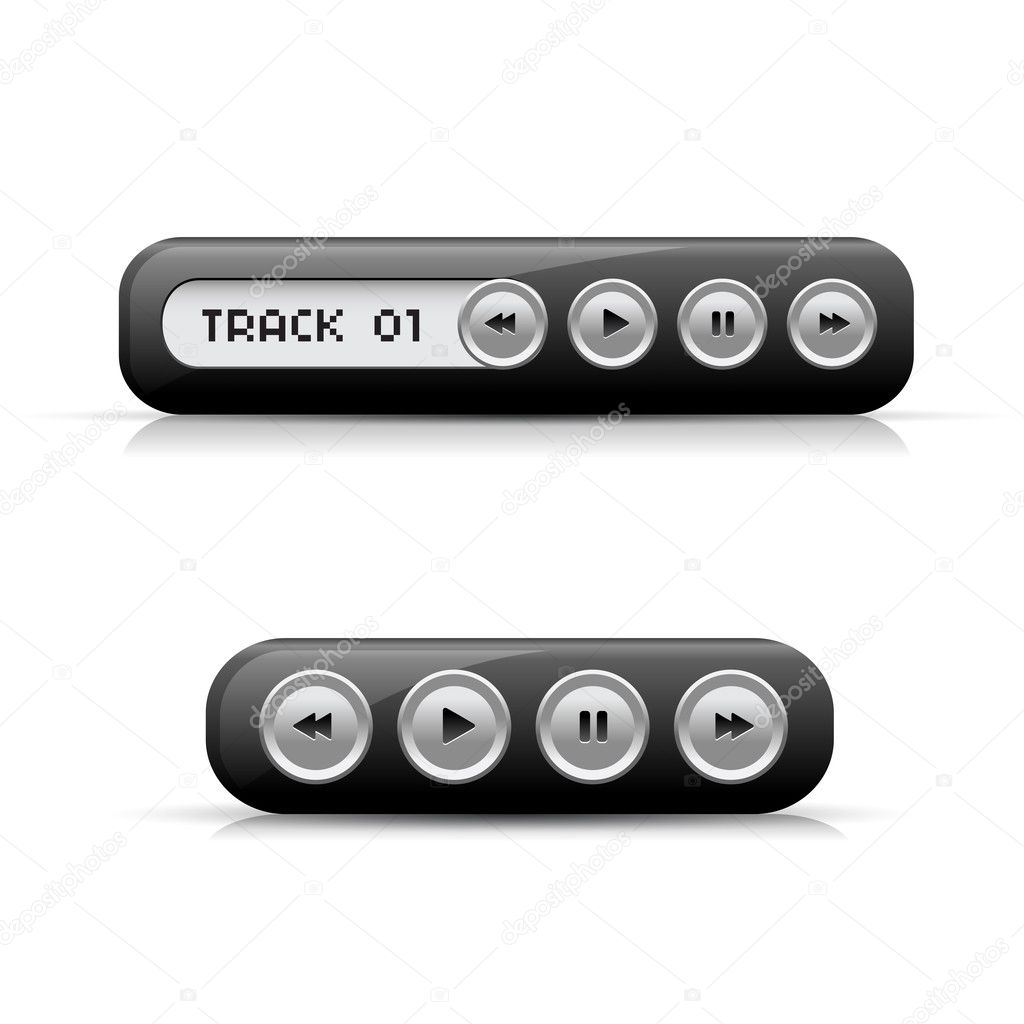 Vector web audio players