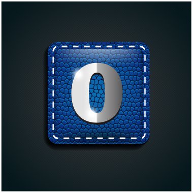 deri düğmesini numara sıfır çelik