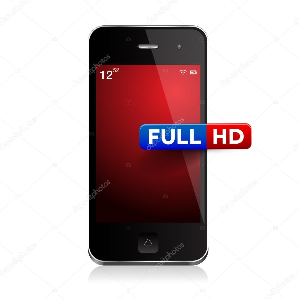 Realistic Smart Phone Template - full HD