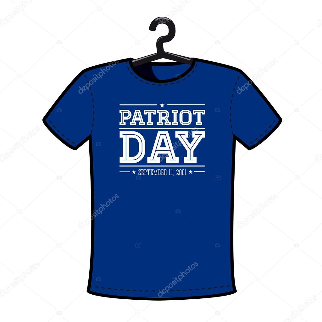 T-shirt words patriot day remember 911