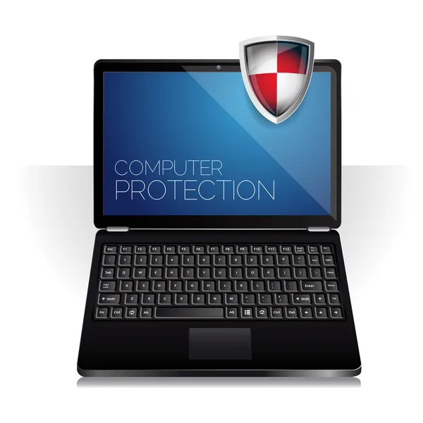 Protección informática — Vector de stock